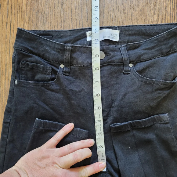 RSQ Mid-rise Black Jegging Size Junior's 5 - Picture 8 of 12